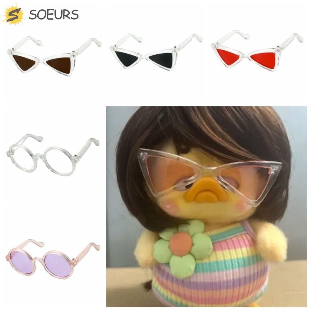 Soeurs Mini ตุ๊กตาแว่นตา,หลายสี Sad Duck Upsetduck ตุ๊กตาแว่นตา,ตุ๊กตาอุปกรณ์เสริมของเล่นตกแต่ง Annoying เป็ดทํางานดังนั้น Annoying 15 ซม.ผ้าฝ้ายตุ๊กตาแว่นตาเด็กของขวัญ