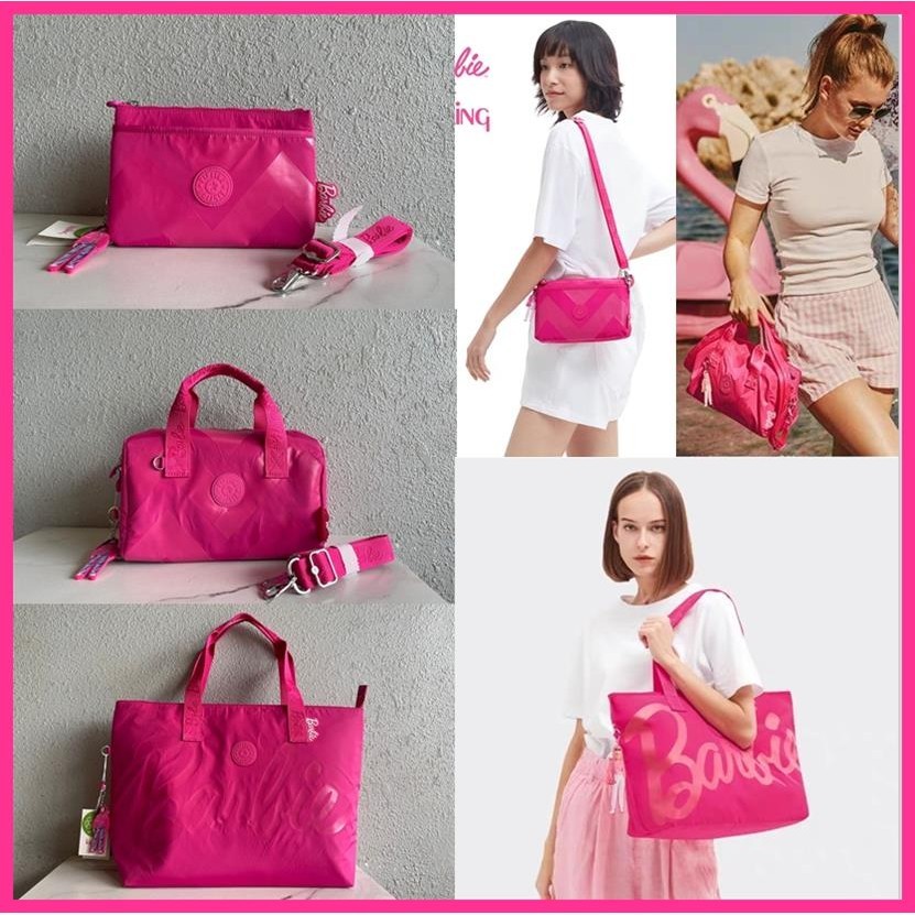 New Style Joint Barbie Series กระเป๋าสะพายสีชมพู/แฟชั่น Barbie Pink Crossbody Bag 7476 7678 6814