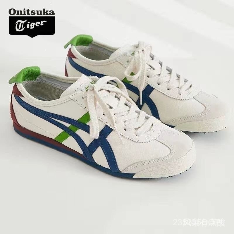 2024 Onitsuka Tiger Onitsuka Tiger MEXICO 66 Buzz Lightyear ผู้ชายผู้หญิงรองเท้าผ้าใบลําลอง