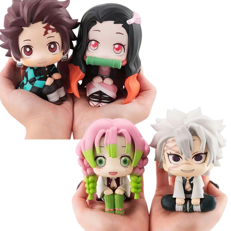 Action Figure Demon Slayer Look Up Kanroji Mitsuri Shinazugawa Sanemi Nezuko Tanjiro รูปรุ่น