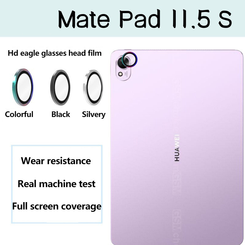 ทั่วไป Eagle แว่นตาหัวแหวนสําหรับ Huawei MatePad 11.5 S 2024 TGR-W09 กรอบโลหะเลนส์ฟิล์ม Eagle Eye กล