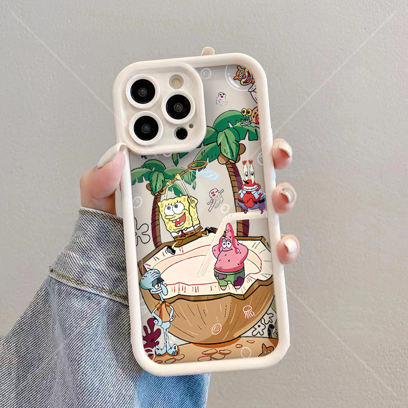 เคส Mi POCO X7 POCO X7 Pro 5G POCO M7 Pro 5G การ์ตูน Spongebob กรณีโทรศัพท์