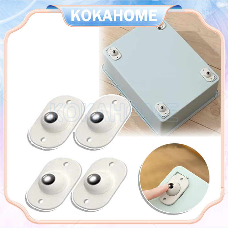 MULTIPURPOSE MINI STICK WHEELS / UNIVERSAL STAINLESS 360 TROLLEY WHEELS / SMALL TROLLEY WHEELS