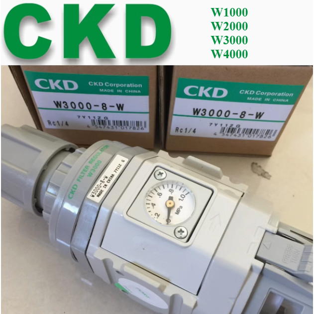 วาล์ว Ckd กรองลดความดัน W1000--6-8-WF W2000-8-10-W-F1-FT W3000-8-10-W-F1-F W4000-10-15-F1-F1-F1-F1-F