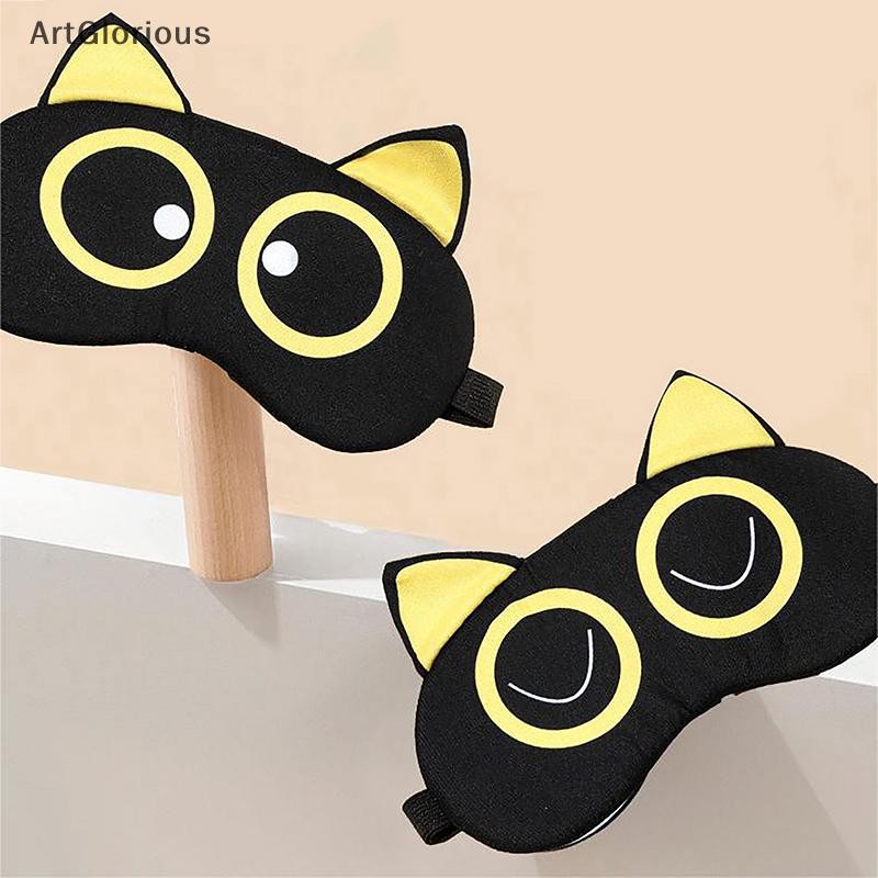 Art การ์ตูน Sleep Eye Mask น่ารักตลกอะนิเมะ Eye Cover Sleeping Mask เด็ก Eye Shade Band Blindfolds Sleep Aids Travel Rest Eyepatch N