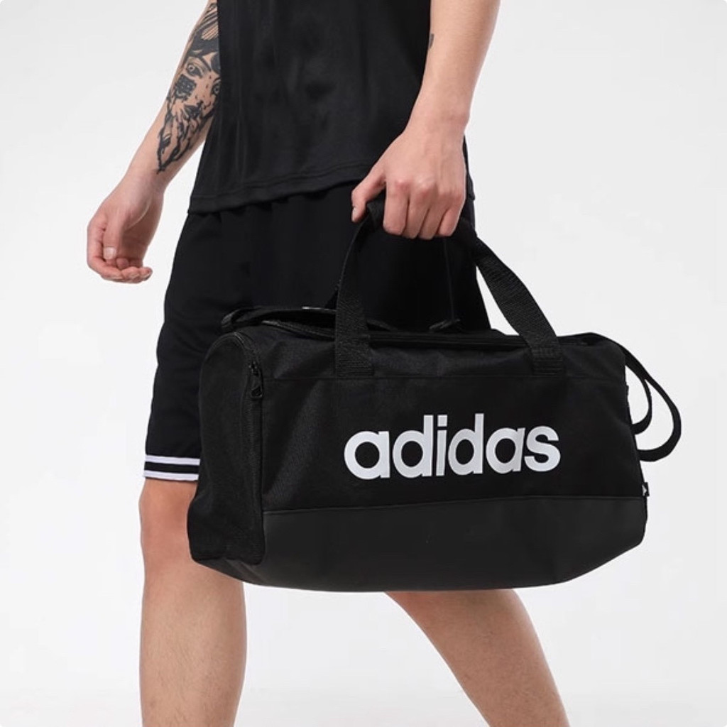 ADIDAS Linear Duffel S กีฬาลำลองกระเป๋าถือ gn2034