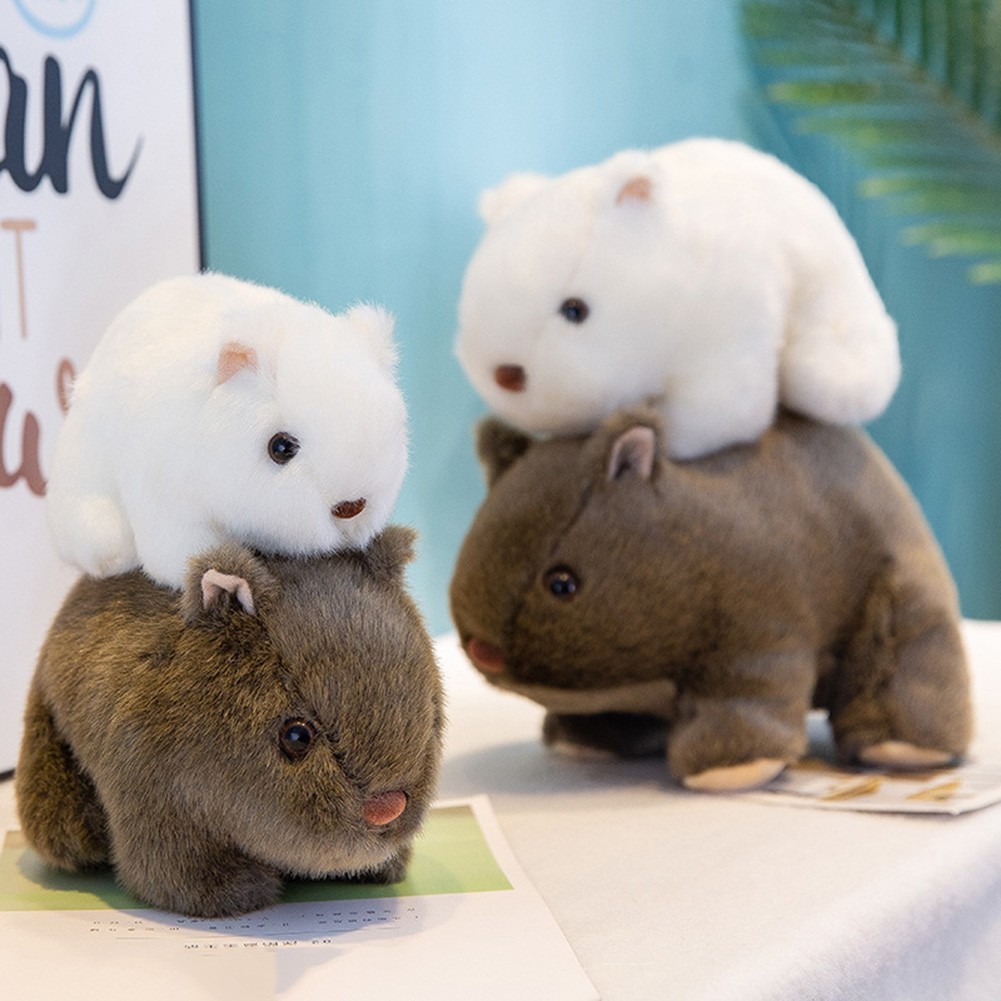 [HYGETH]Imitation Wombat Plush Doll Soft Stuffed Toy Perfect for Kids and Home[Ready stock]