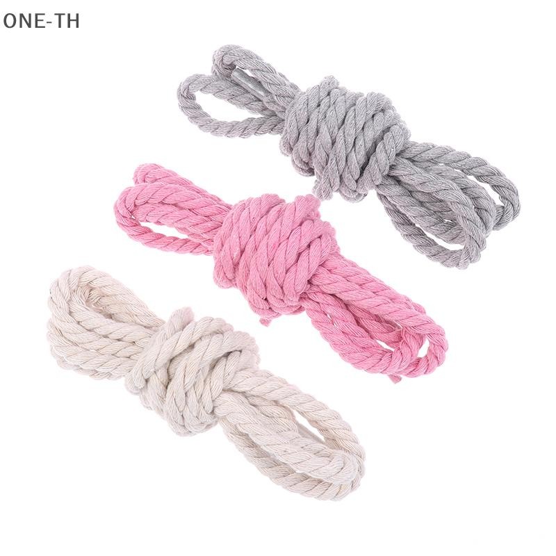 One-th 2 ชิ้นรอบเชือกหนา Laces โพลีเอสเตอร์ผ้าฝ้ายสีทึบ Laces 0.8 ซม.120 ซม.ความยาว Bold Shoelaces ใหม่