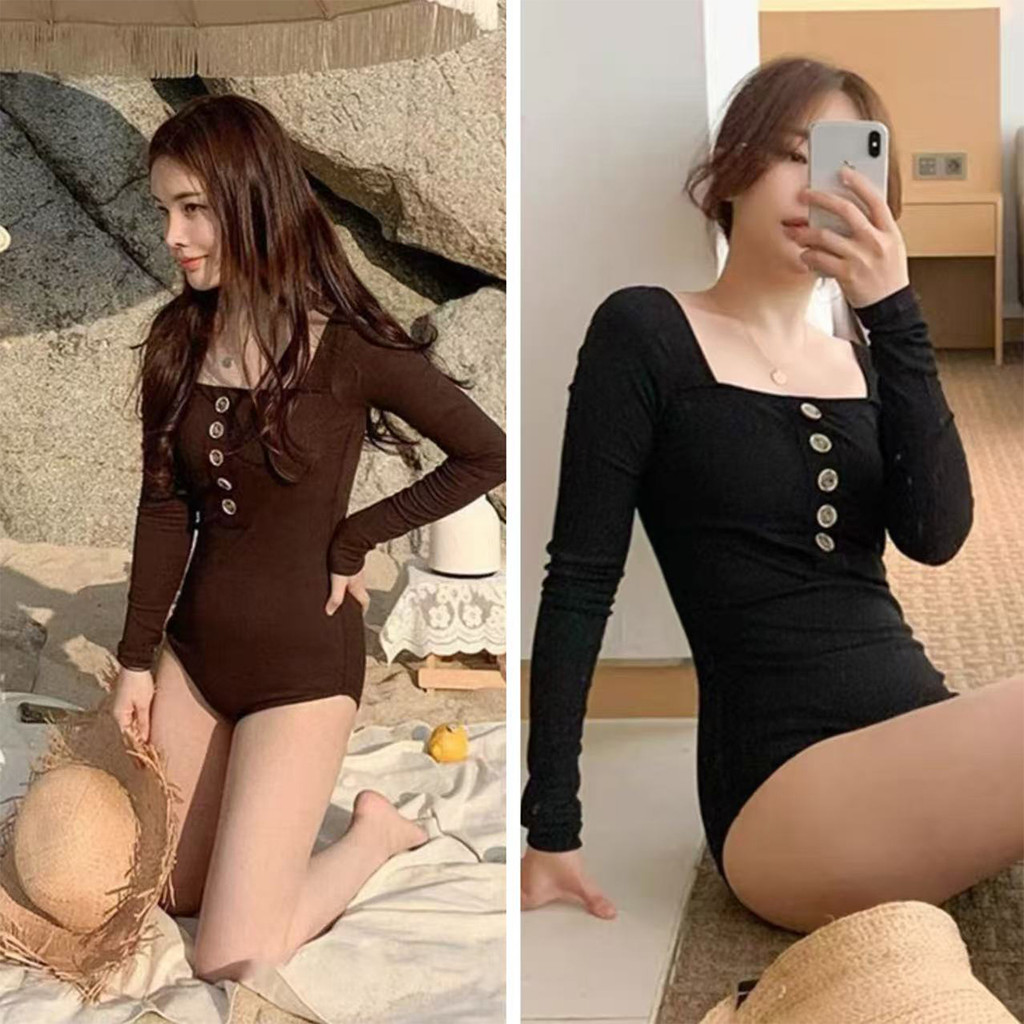 ชุดว่ายน้ำกันแดดผู้หญิง แบบวันพีซ สไตล์ใหม่ล่าสุด