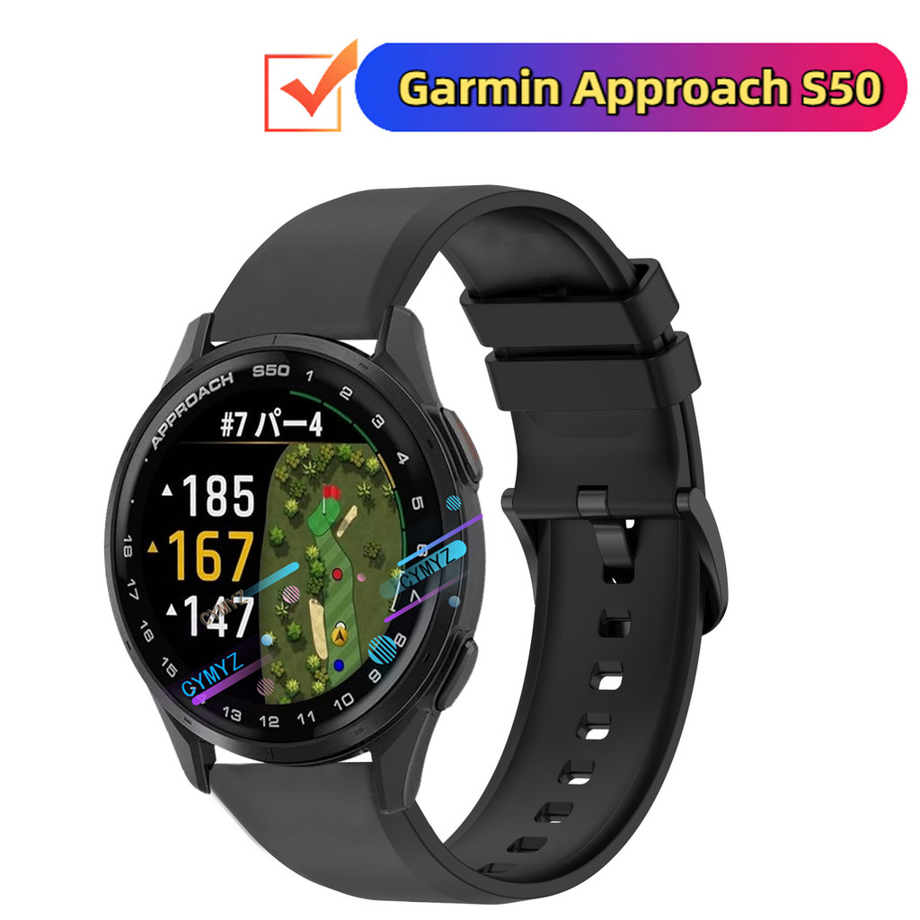 สาย Garmin Approach S50 สายซิลิโคนสําหรับ Garmin Approach S50 สายนาฬิกาอัจฉริยะ สายรัดข้อมือกีฬา