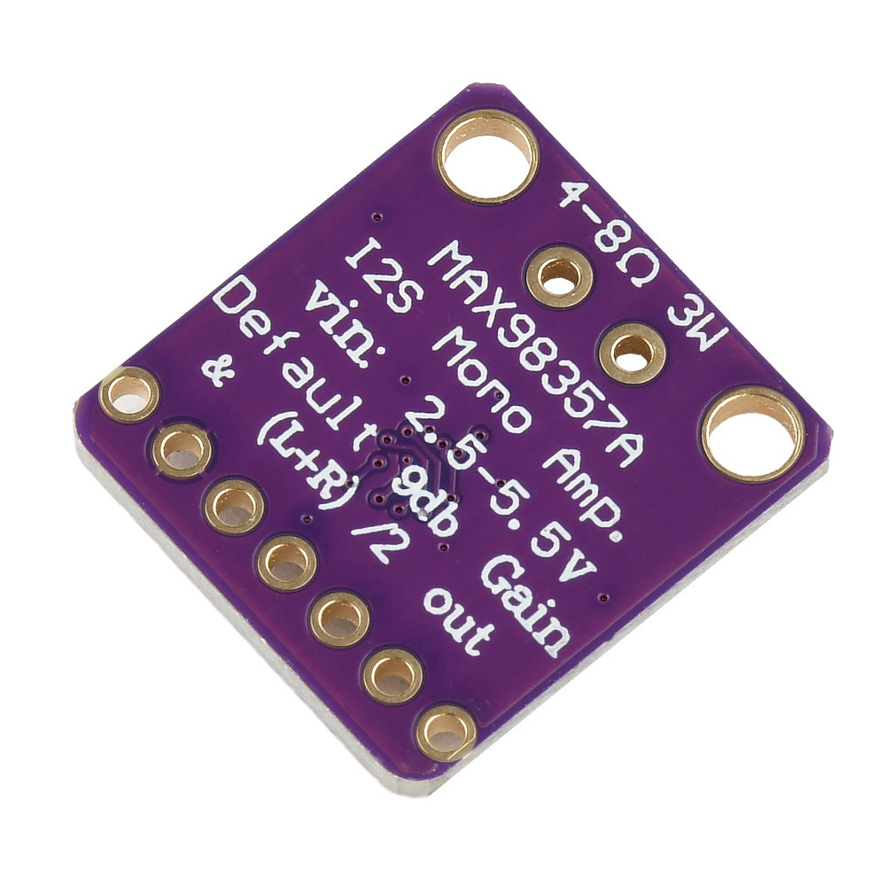Diymore MAX98357 BGA I2S โมดูลเครื่องขยายเสียง/โมดูลเครื่องขยายเสียง Class D ไร้ตัวกรองรองรับ Raspberry Pi Esp32