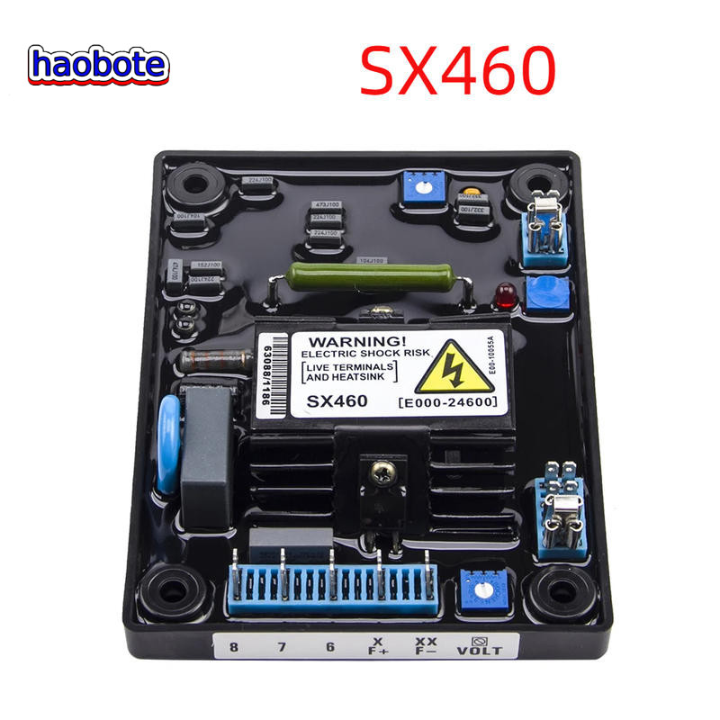 SX460 AVR เครื่องกําเนิดไฟฟ้าดีเซลตัวควบคุมอัตโนมัติควบคุมเครื่องยนต์บอร์ดแรงดันไฟฟ้าเครื่องกําเนิดไ