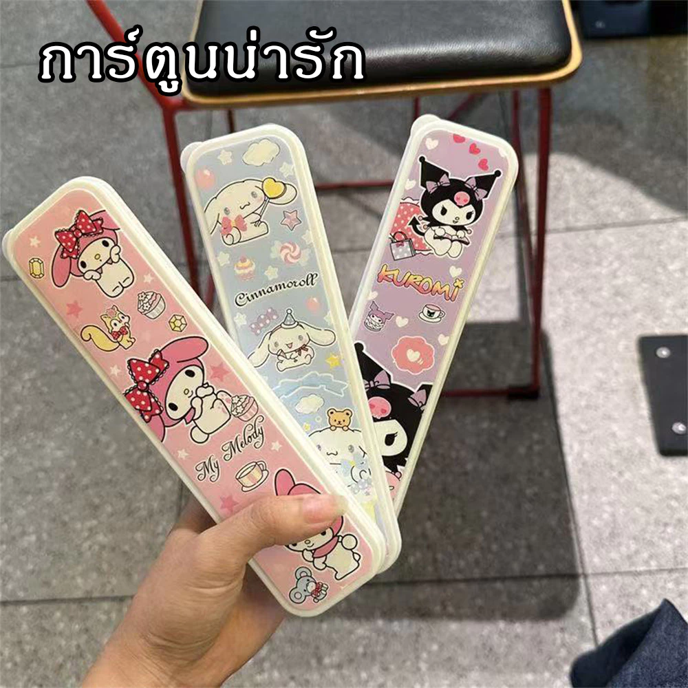 ชุดช้อนส้อมสแตนเลส Sanrio สำหรับเด็ก thumbnail 6