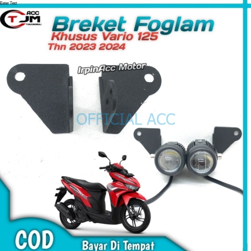 Foglam Bracket Vario 125 ใหม่ 2023 2024 D2 เลเซอร์ผู้ถือโคมไฟ PNP Vario ล่าสุด L V3