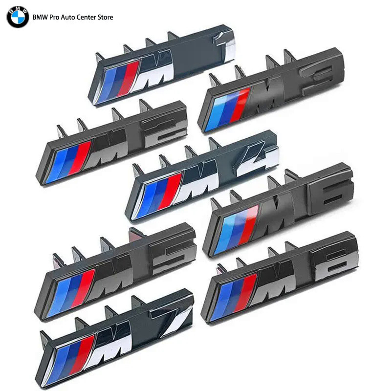 ป้ายตราสัญลักษณ์กระจังหน้ารถยนต์ 3D ABS สำหรับ BMW M โลโก้ M2 M3 M4 M5 M6 F48 G01 E84 E83 F39 F10 F3