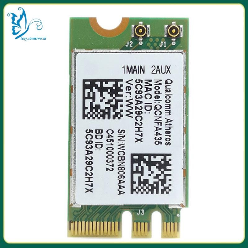 [betsy_eisenhower.th] การ์ดอะแดปเตอร์ไร้สายสําหรับ Qualcomm Atheros QCA9377 QCNFA435 802.11AC 2.4G/5