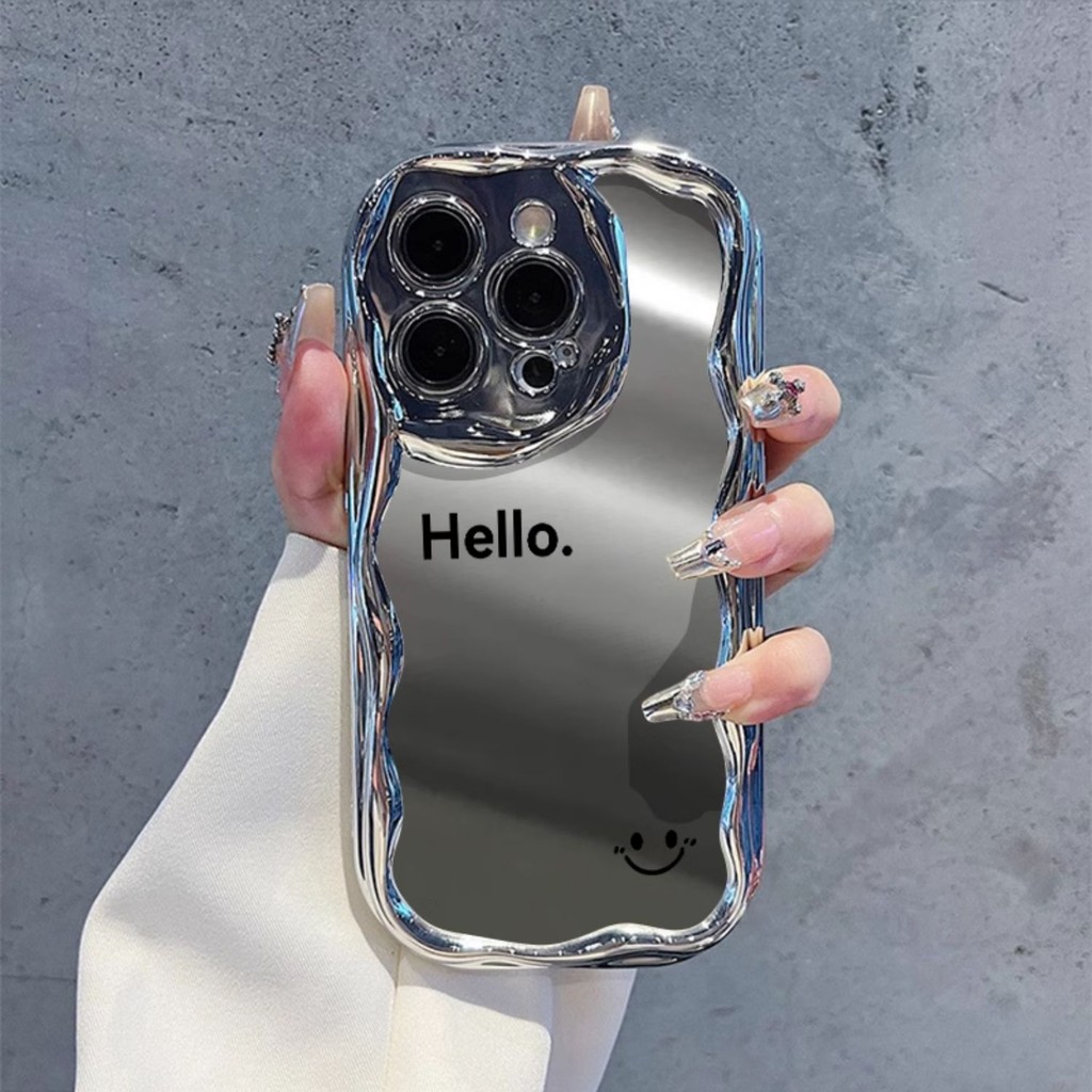 Simple ภาษาอังกฤษหน้ายิ้มเหมาะสําหรับ Samsung s25ultra เคสโทรศัพท์ซิลิโคน s24 ชุบโลหะด้วยไฟฟ้า s23 + แฟชั่นขอบโค้งรูปแบบ s20fe สด a54a35 Creative รวมทุกอย่าง a05a55a15 กันกระแทก