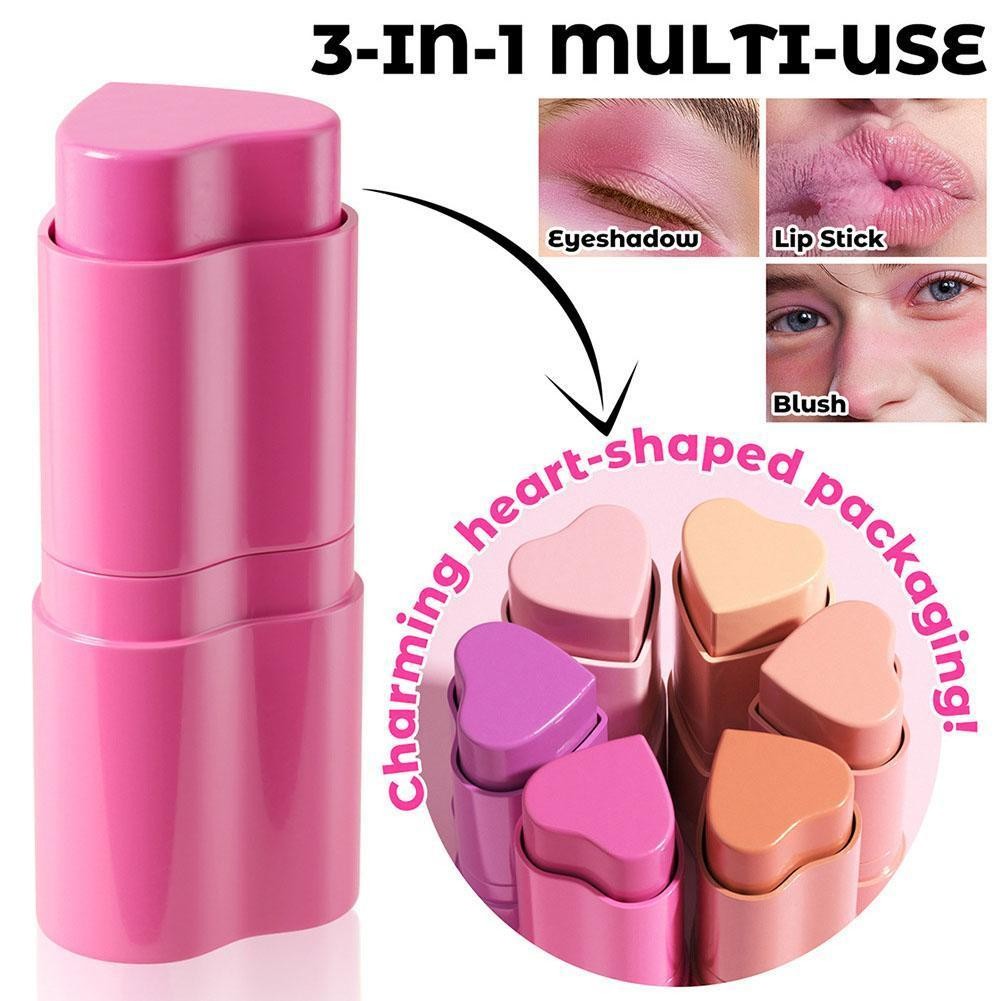 Love Smooth Blush Stick Naturally Saturated Long-lasting Skin Natural Stick Blush Color Blush Q6d8