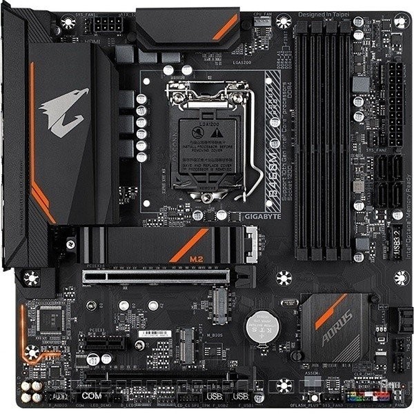 [ทดสอบการจัดส่งที่ดีมั่นใจในการซื้อ] Gigabyte B460 M AORUS Pro เมนบอร์ดระดับไฮเอนด์รองรับหน่วยความจำ