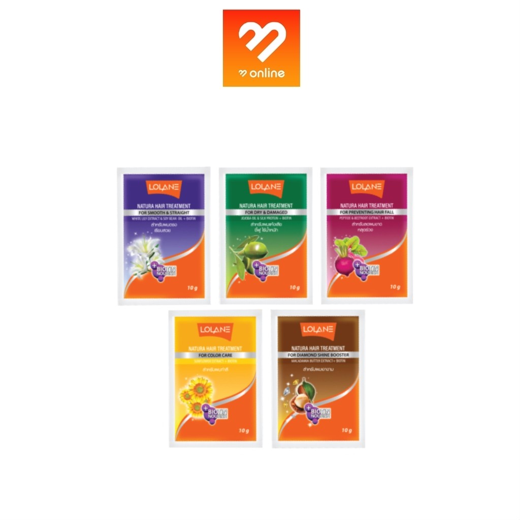 (New) Lolane โลแลน เนทูร่า แฮร์ ทรีทเม้นท์ 25 กรัม