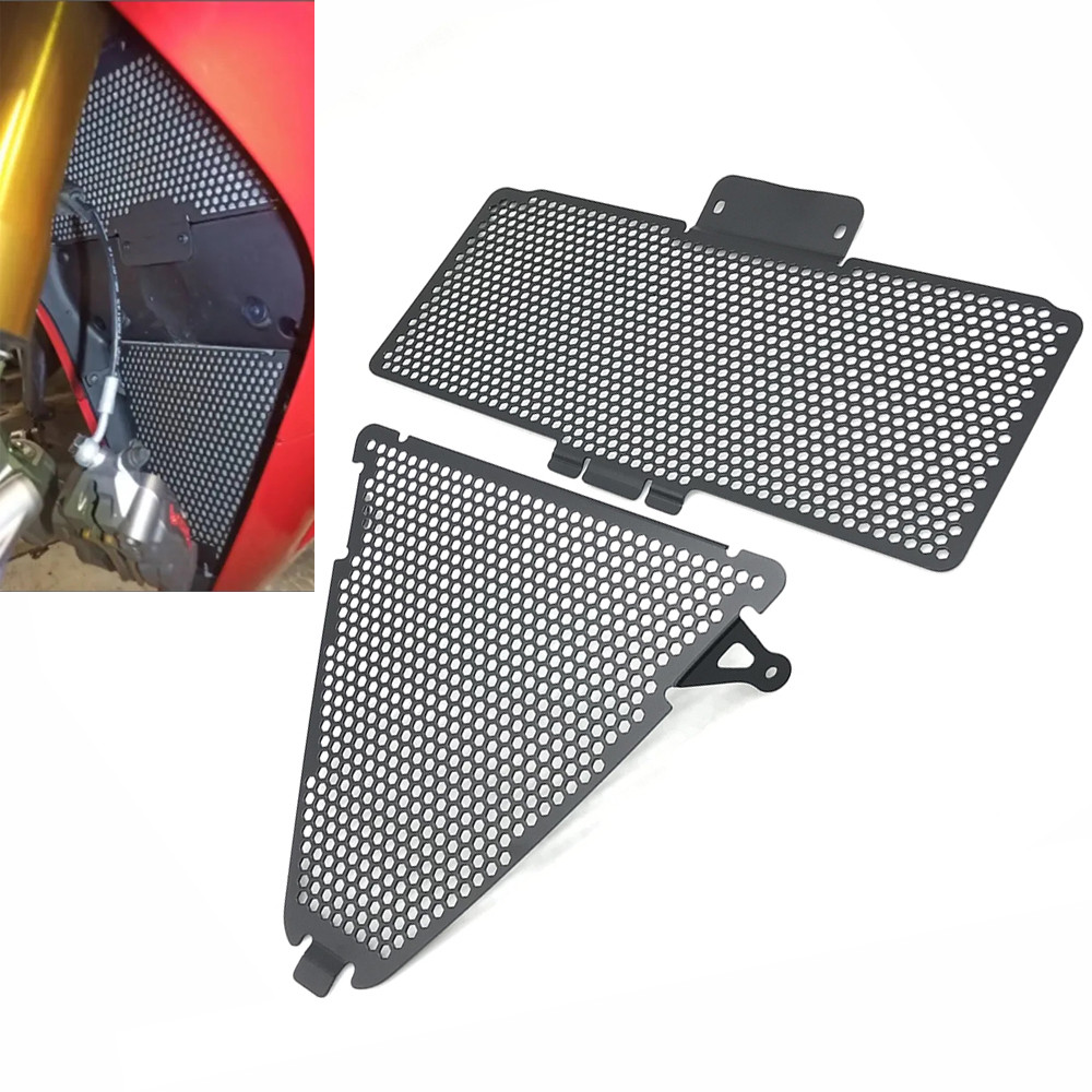 ชิ้นส่วนรถจักรยานยนต์หม้อน้ํา Grille Guard ป้องกันสําหรับ Ducati Panigale 899 959 1199 RS 1299 R FE/