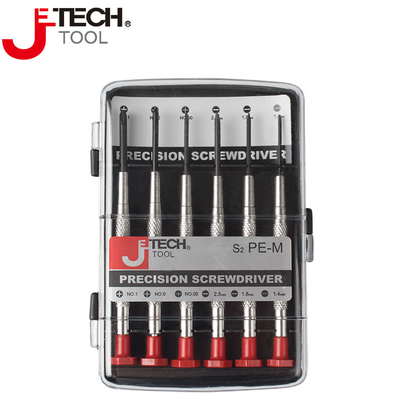 ชุดไขควง Jieke Precision PE-M Phillips และ Flathead ไขควงซ่อมแว่นและนาฬิกาความแม่นยำสูง 6FQ8