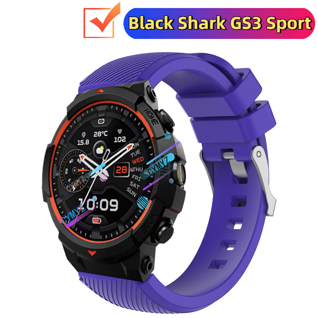 Black Shark GS3 Sport Smart Watch strap สายซิลิโคนสําหรับ Black Shark GS3 สายสปอร์ต สายรัดข้อมือกีฬา