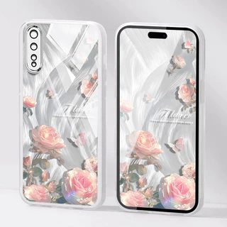 Ybd เคสโทรศัพท์สําหรับ Vivo S1 IQOO NEO 1907 Art Space Dream Star รูปแบบดอกไม้พร้อมเชือกเส้นเล็ก