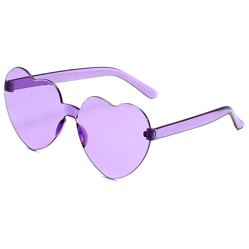 PA1252 2025 Love Sunglasses แว่นกันแดดทรงหัวใจไร้กรอบแว่น - รูปที่ 3