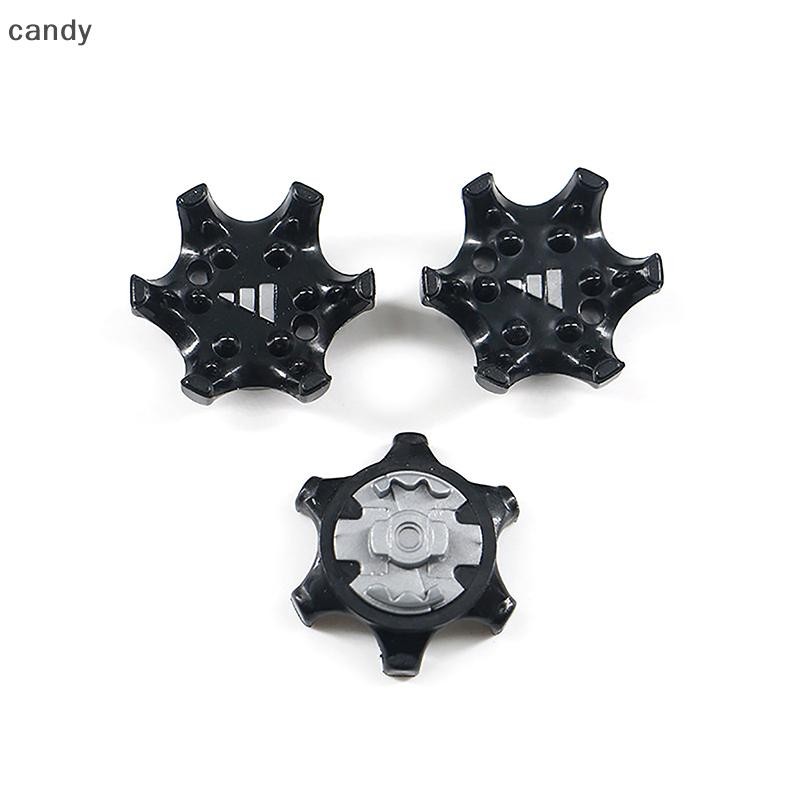 NDY 14 ชิ้น/ล็อต Golf Spikes Pins Turn Fast Twist รองเท้า Spikes เปลี่ยนชุด Ultra Thin Cleats Pins Spike N
