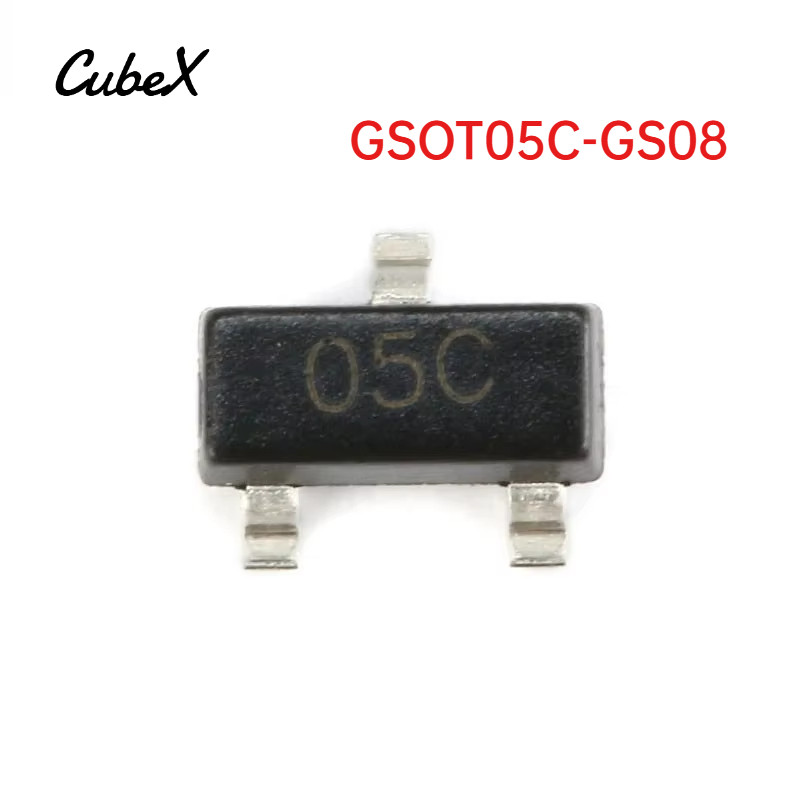 10/20ชิ้น ‌ทีวีเดิมไดโอดอาร์เรย์ GSOT05C-GS08 SOT-23 5V เครื่องหมาย 05C