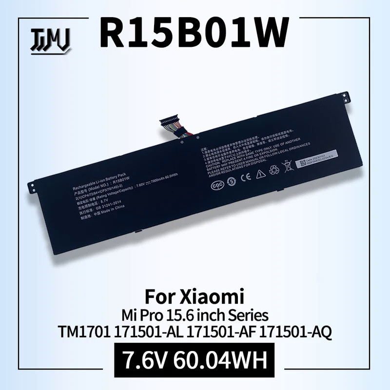 R15B01W New Loptop Battery for Xiaomi Mi Pro GTX 15.6 inch i3 i5 i7 TM1701171501-AL171501-AF.171501-