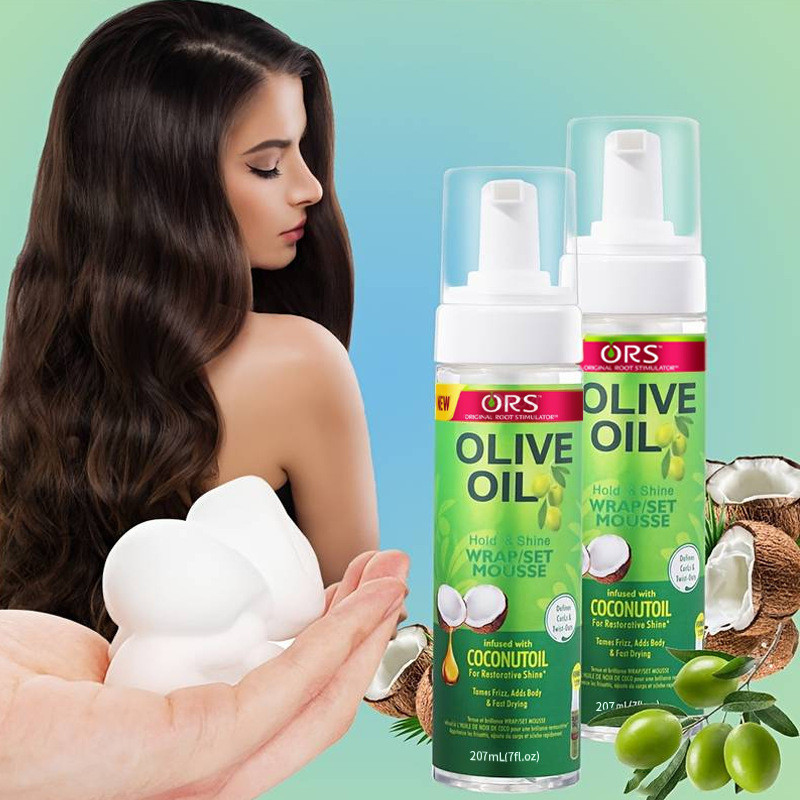 207ml Wrap Mousse Shaping Spray Hair Fluffy Dry Gel Foam Mousse