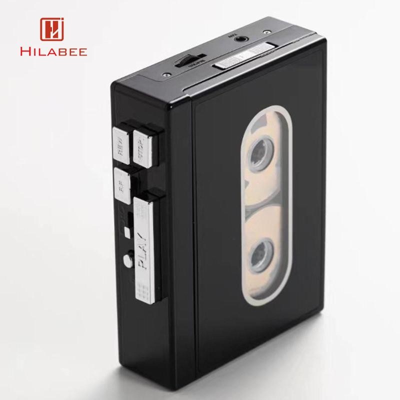 [hilabee] เครื่องเล่นเทปคาสเซ็ต USB2.0 Fat32 DC 5V ใช้งานง่ายบันทึกด้วยตนเองทนทานสเตอริโอเต็มรูปแบบ