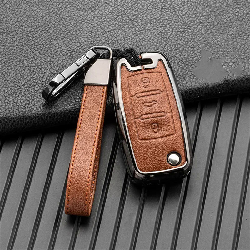 Car Key Case Cover Key Bag For Volkswagen VW Golf 3 4 5 6 mk4 mk6 Passat b5 b6 b7 b8 cc Polo Tiguan 