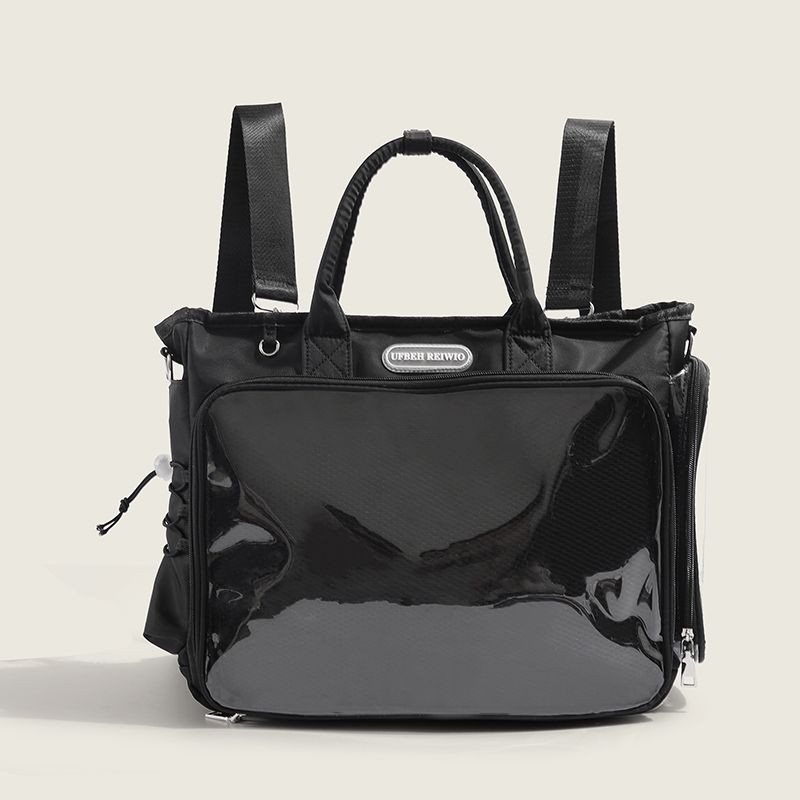แฟชั่นสไตล์ใหม่ CHAMUCI & KMIC Tote Bag Cross-body Commuter Baby Bag Pain Bag Large Capacity Backpack Student Class Computer Bag