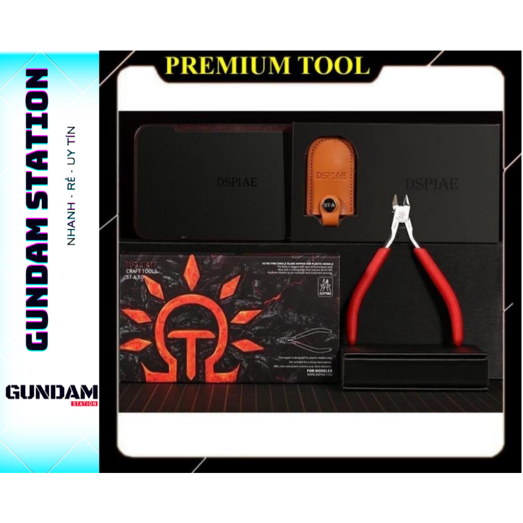 Gundam station Tools คีมตัดรุ่นระดับไฮเอนด์ DSPIAE ST-A ver 3.0 [พร้อมสเปรย์บํารุงรักษา]