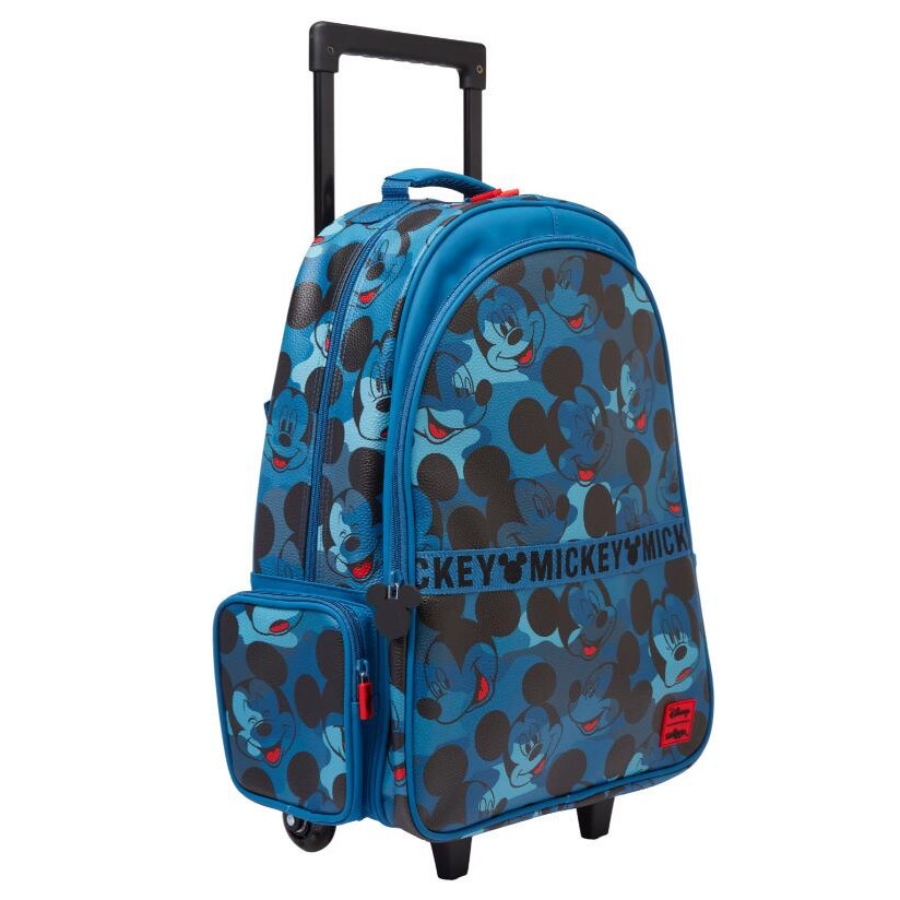 เด็ก Smiggle Minnie Mouse /Mickey MouseTrolley Backpack With Light Up Wheels กระเป๋าล้อลาก พร้อมส่งในไทย