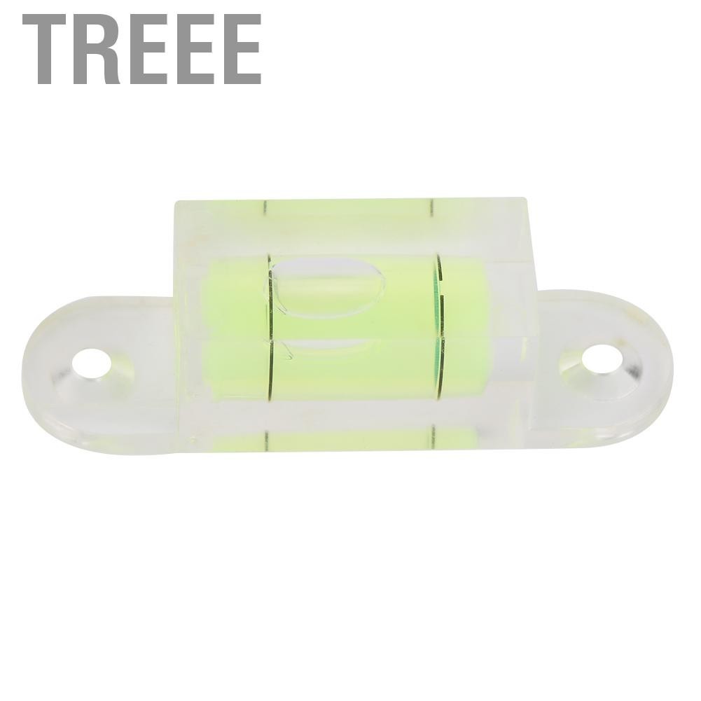Treee Mini Spirit Level Bubble  Durable With Mounting Holes for Electronic Scale Horizontal Calibration Of Balance Camera Platform Other Equipment