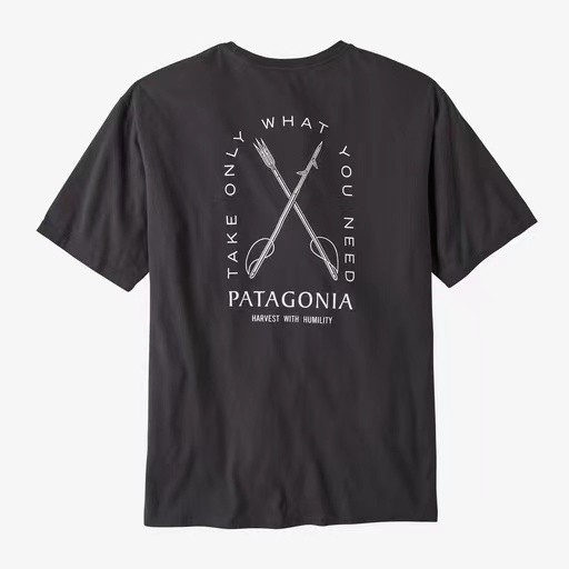 เสื้อยืดแขนสั้น พิมพ์ลาย Patagonia Patagonia CTA Harpoon and Mushroom สําหรับผู้ชาย และผู้หญิง