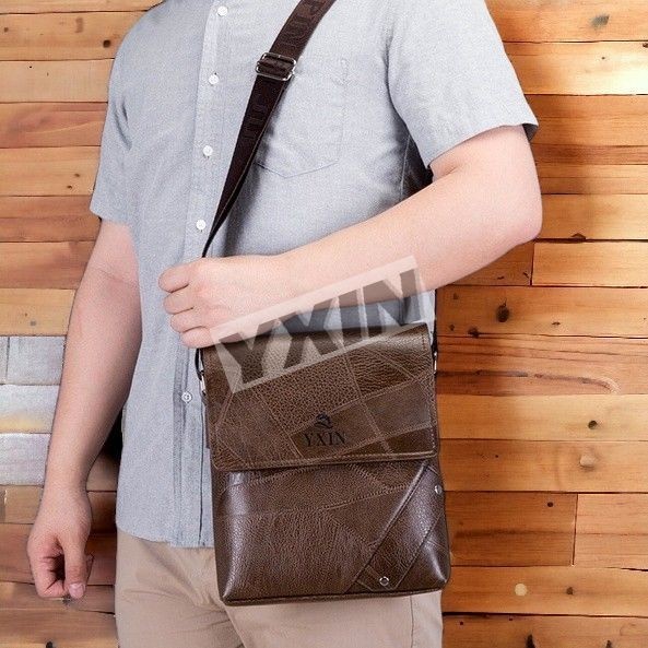 กระเป๋าสะพายข้างผู้ชาย YXIN Fashion 990-1#M# ขนาดเล็ก/SMALL