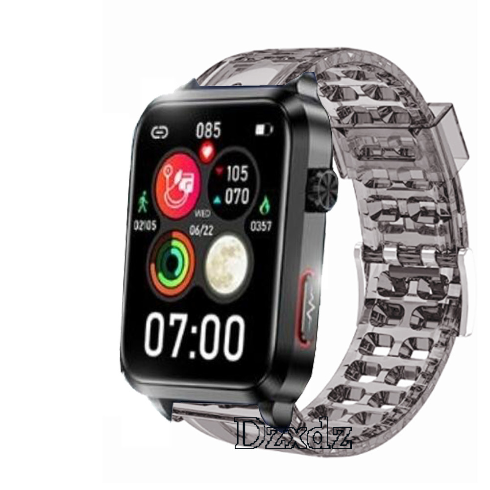 สําหรับ Hcare Wise2 สาย Wow Smart Watch Band สายกีฬา TPU นิ่ม สายใส สร้อยข้อมือใส
