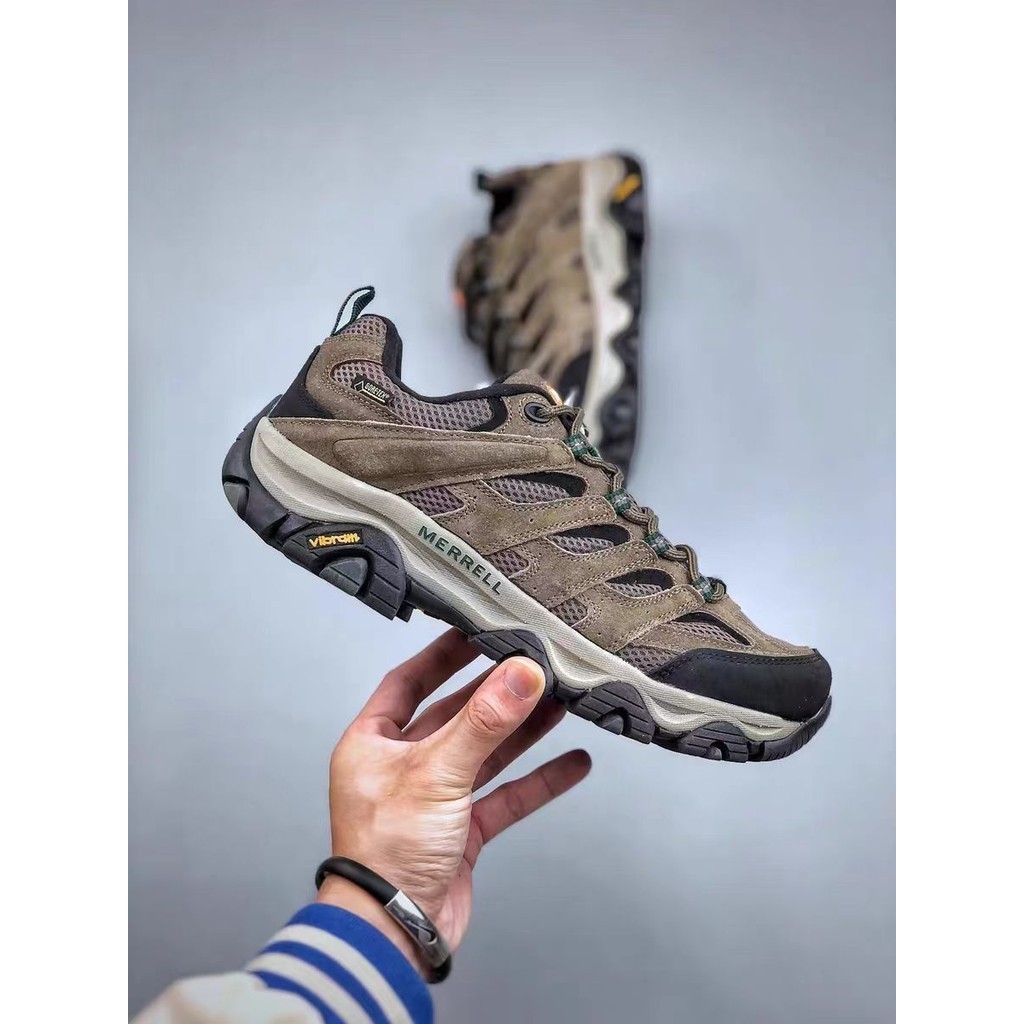 รองเท้าเดินป่า Merrell สไตล์ใหม่ สำหรับการท่องเที่ยวและใช้กลางแจ้ง กันน้ํา ต้านทานการลื่น และระบายอากาศได้ดี