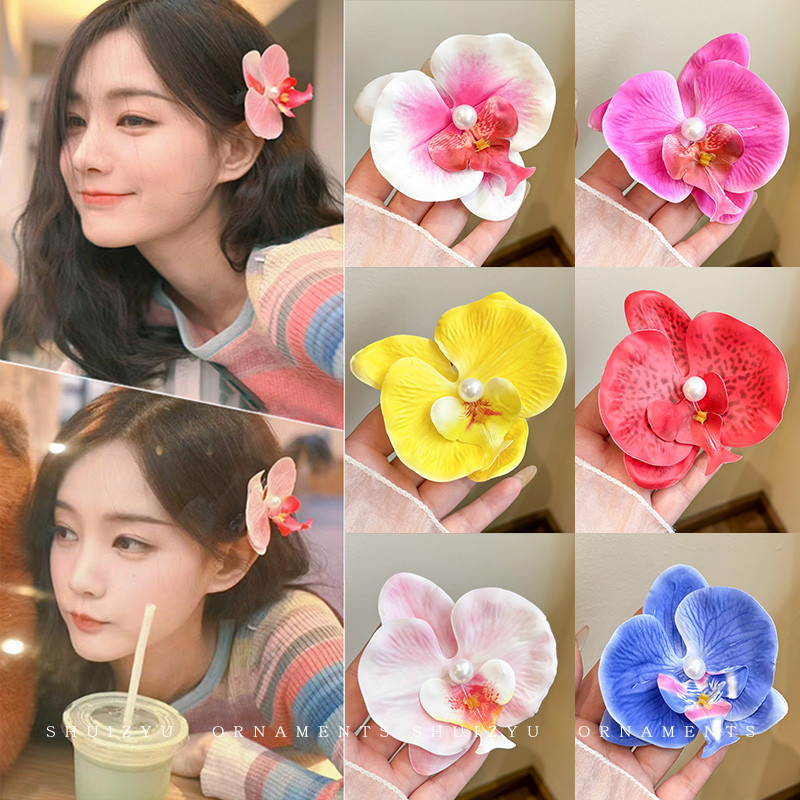 กิ๊บติดผม ลายดอกไม้ ระดับไฮเอนด์ สําหรับผู้หญิง