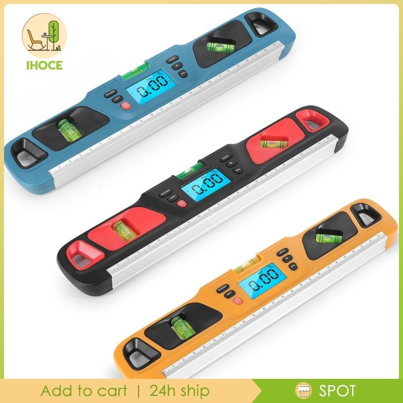 [Ihoce] เครื่องวัดมุมเอียง พร้อมฐาน สําหรับรถยนต์