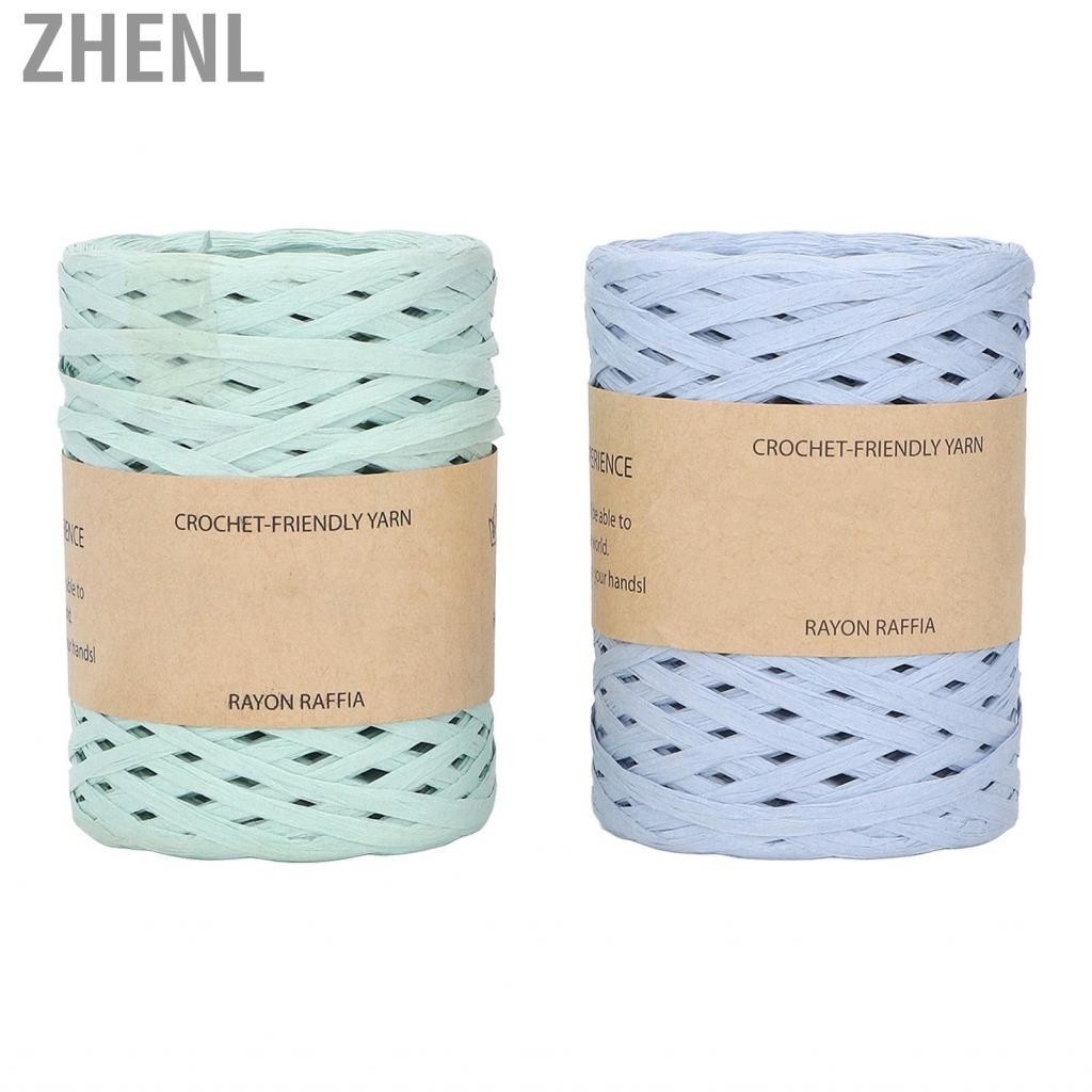 Zhenl Raffia Yarn Ribbon Paper Material For Crocheting Knitting Hat