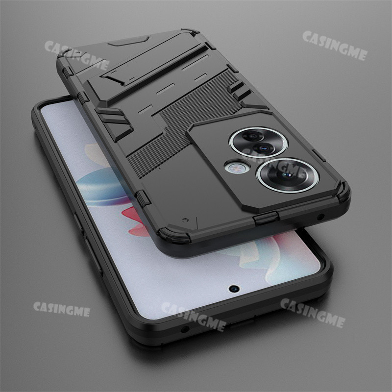 เคสโทรศัพท์มือถือแบบแข็ง กันกระแทก ลายเกราะ 3D พร้อมที่ตั้งวาง สําหรับ Oppo Reno11 F 5G Reno11F Reno 11F Reno 11 F F11 OppoReno11F 5G 2024 - รูปที่ 5