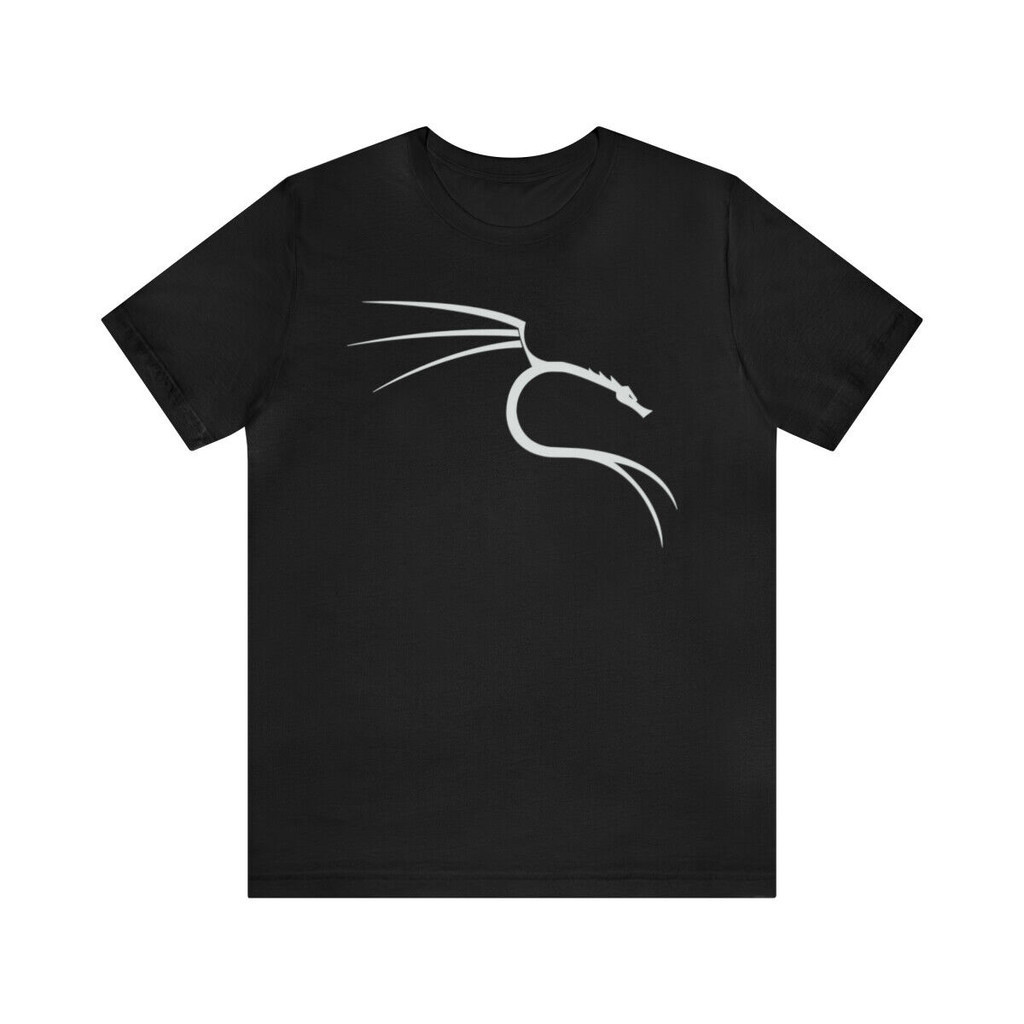 เสื้อยืด Kali Linux Dragon พิมพ์ลายทั้งด้านหน้าและด้านหลัง