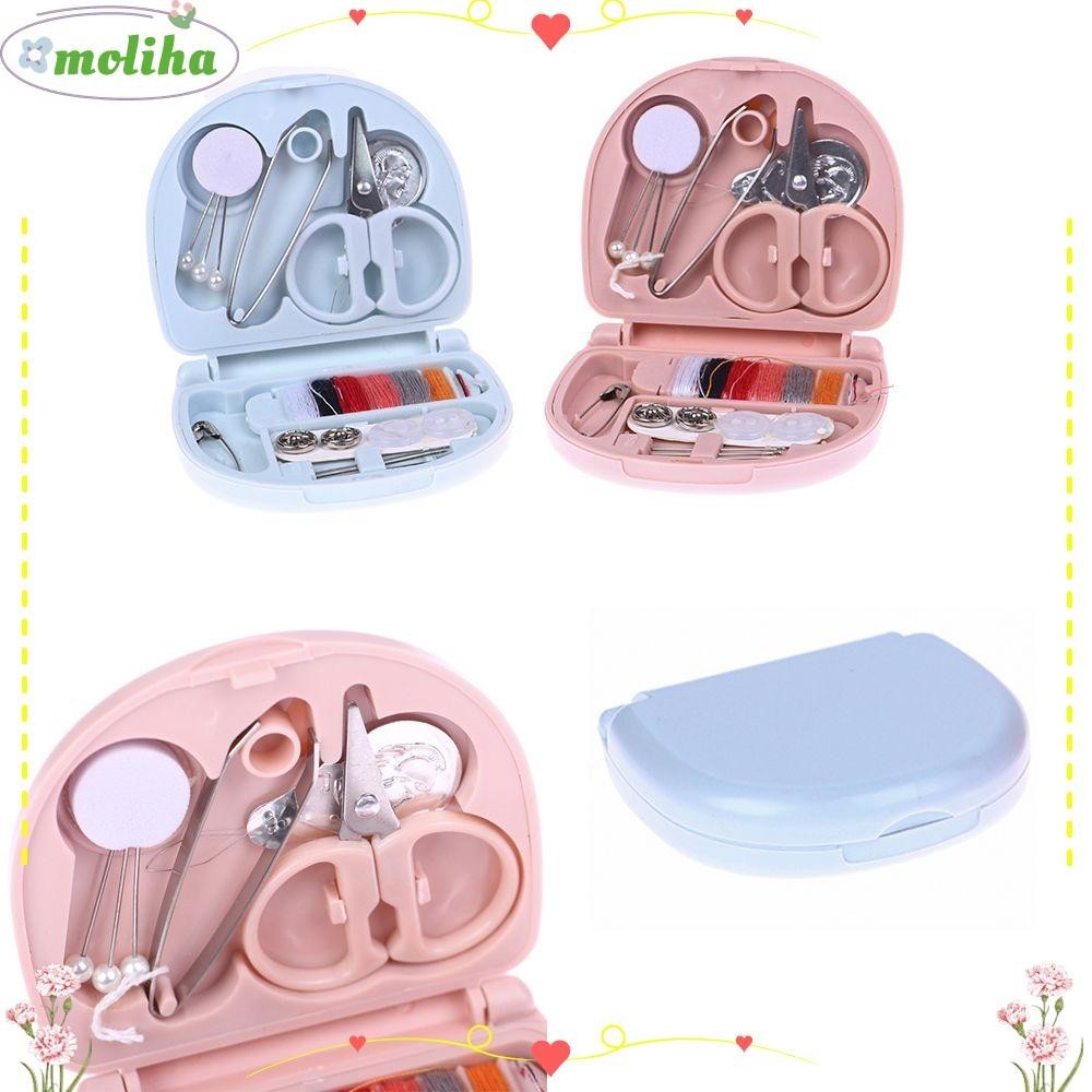 Moliha ชุดอุปกรณ์เย็บผ้า ขนาดเล็ก แบบพกพา DIY