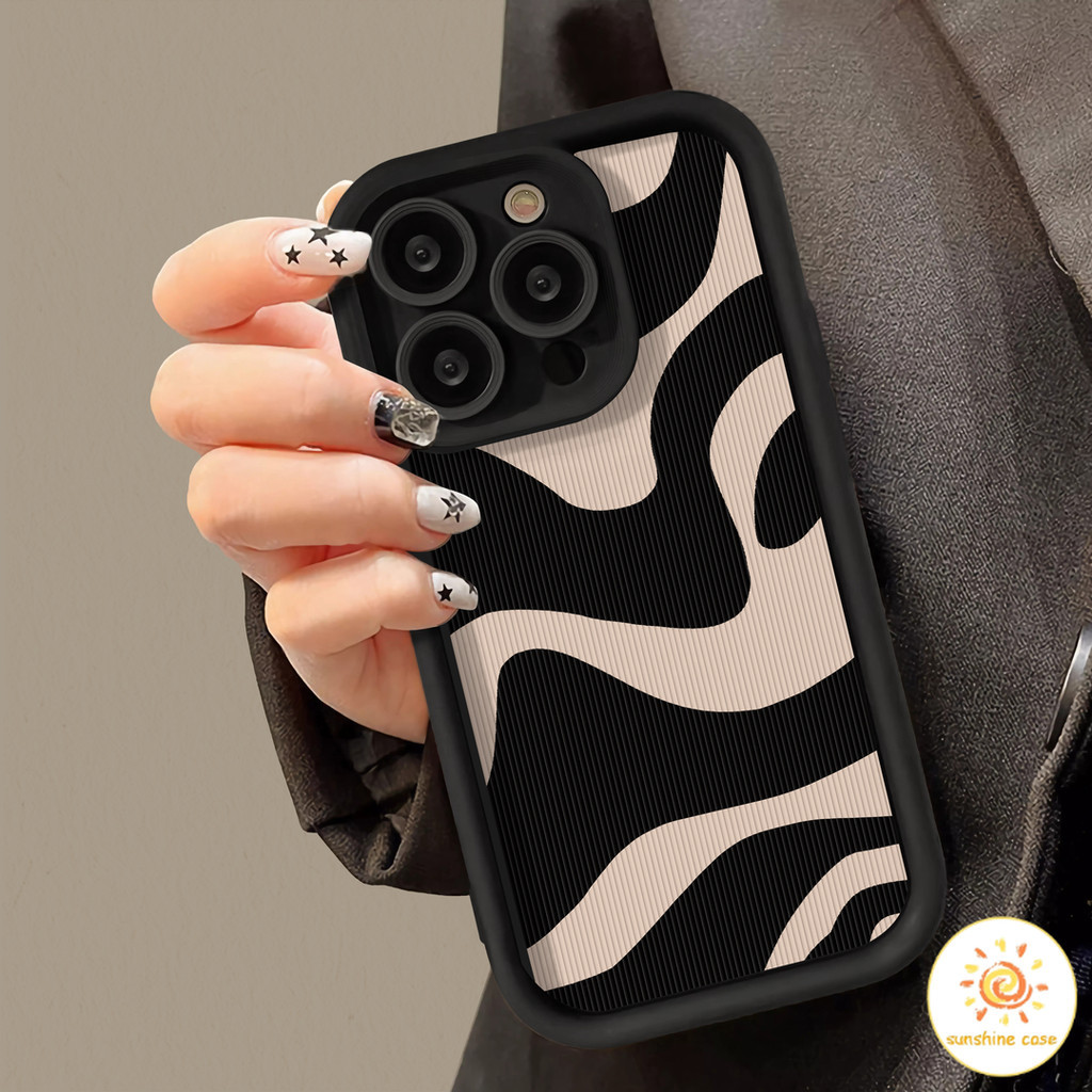 เคสโทรศัพท์กันกระแทกสี่ด้านลายม้าลายระดับพรีเมียม ไอโฟน11 For iPhone12 13 14 15Pro MAX X XS XR 7 8Plus SE2020เคสโทรศัพท์ – โปรปัง